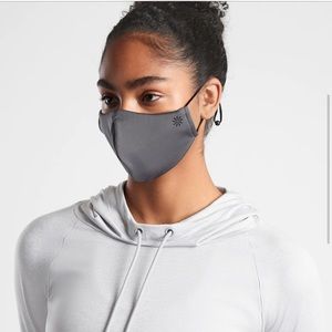 Athleta Adult Face Mask Activate Masks Pack of 2 Charcoal Gray NEW